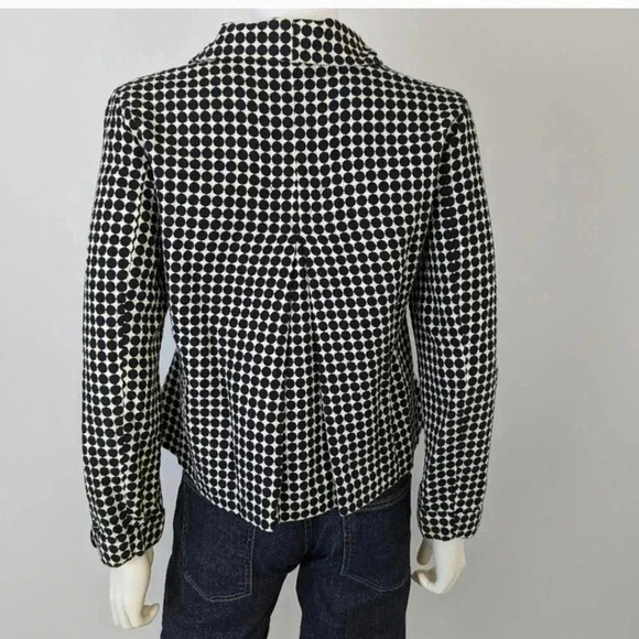 Vintage Polka Dot Cropped Jacket / Medium Petite - Picture 5 of 7